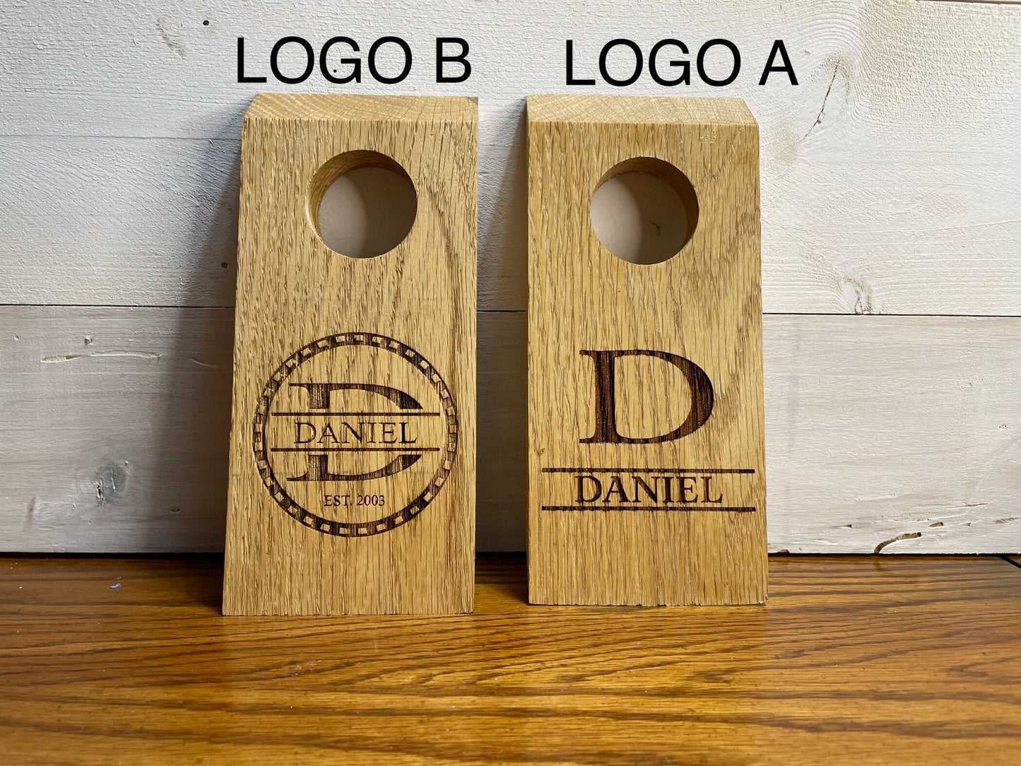 Floating Wine Bottle Holder, Personalized Balancing Wooden excellent kitchen or house warming gift